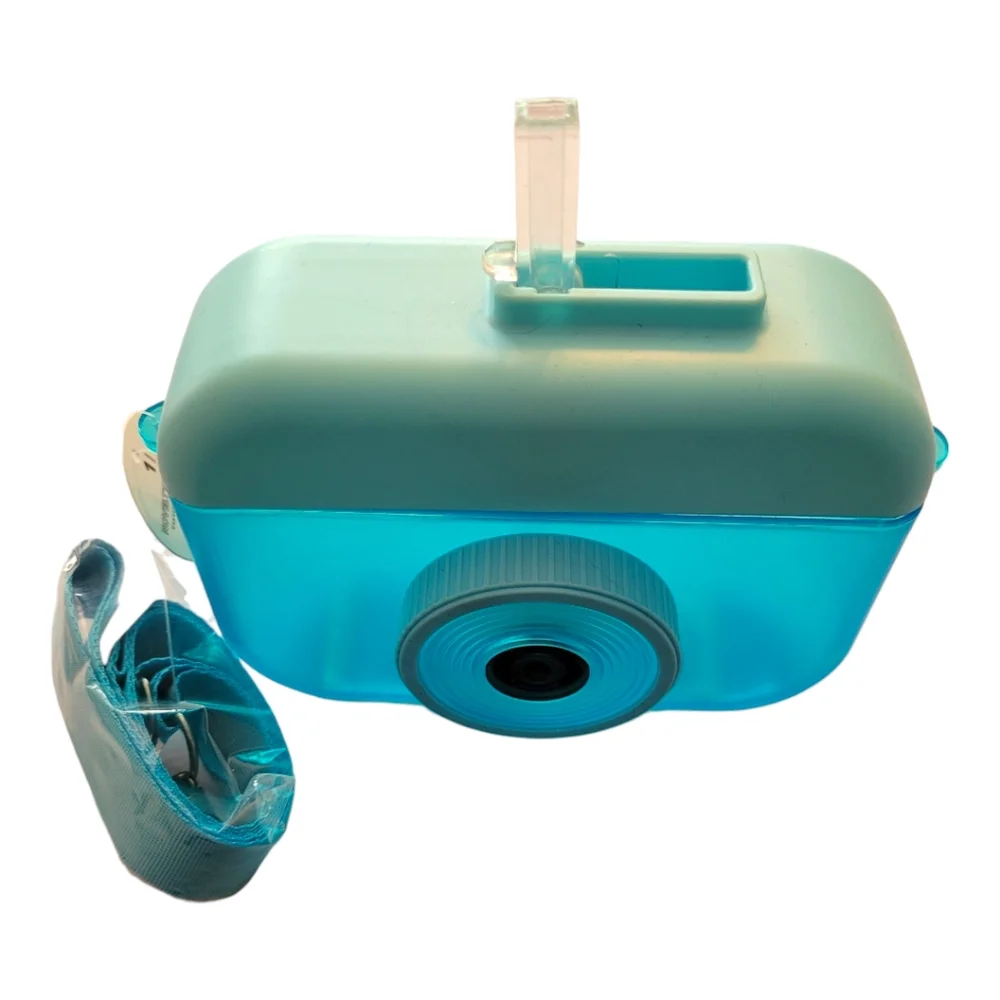 Target Bullseye Playground Blue Camera Sip Bottle NWT Viral Cup 15.2 fl oz